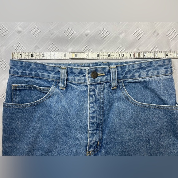 Vintage GUESS Georges Marciano High Waist Jeans w/ Ankle Zippers Sz 30 USA Made - Picture 14 of 16